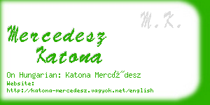 mercedesz katona business card